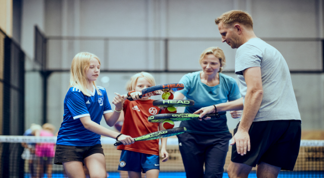 Familie padeltennis