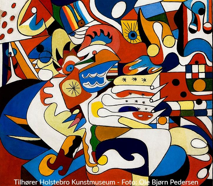 Billede af Ejler Bille-kunstværk