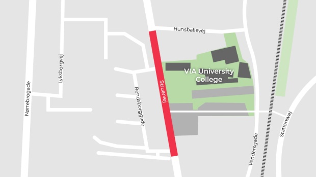 Renovering af Struervej fra Hunsballevej til Rosenholmvej