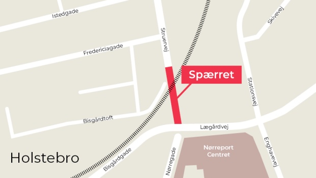 Spærring af Struervej