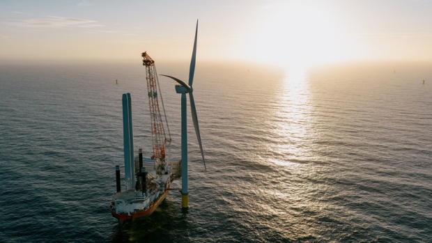 Når den er færdigopført, vil havvindmølleparken kunne forsyne mere end en million danske hjem med grøn strøm. Foto: RWE.