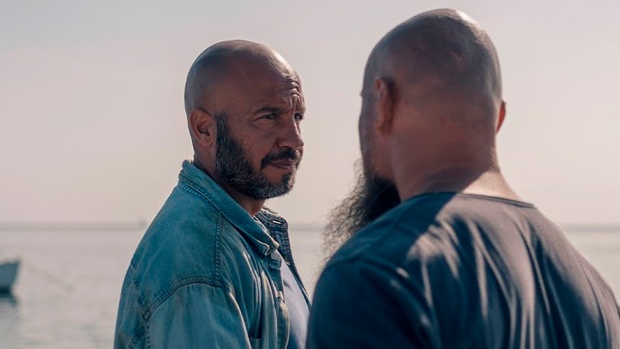 Billedtekst: Foto fra filmen Herkules Falder. Produktionsselskab: Beo Starling