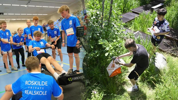 Holstebro Kommnue er repræsenteret i disciplinerne roning og orienteringsløb ved Skole OL Finalen. (Foto: Skole OL)